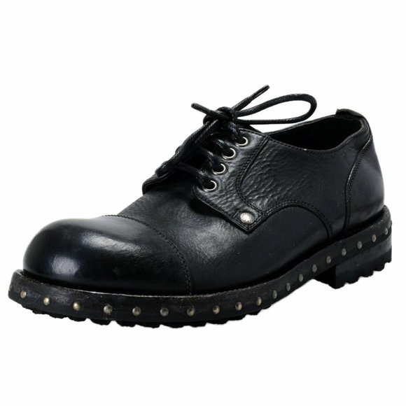 Dolce & Gabbana Men\'s Black Leather Derby Oxfords main image 5